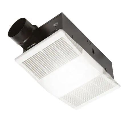 Photo 1 of 
Broan-NuTone
80 CFM Ceiling Bathroom Exhaust Fan with Light and 1300-Watt Heater