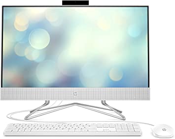 Photo 1 of HP 22" All-in-One Desktop, AMD Athlon Silver 3050U Processor, AMD Radeon Graphics, 4 GB RAM, 256 GB SSD, Windows 11 Home (22-dd0210, Snow White)