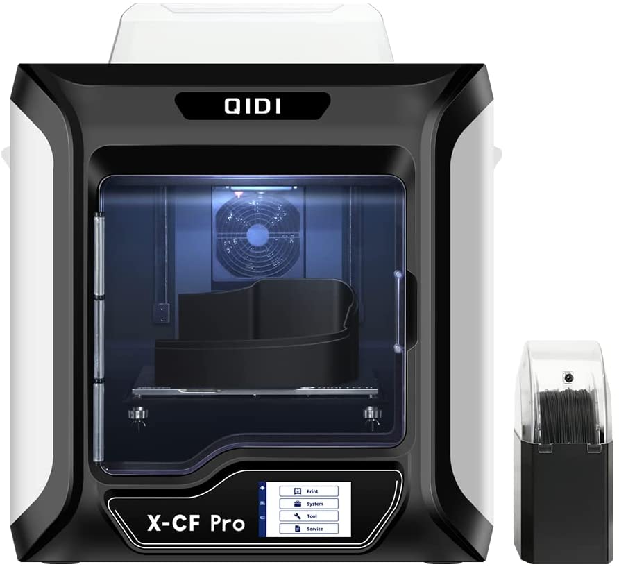 Photo 1 of R QIDI TECHNOLOGY X-CF Pro Industrial Grade 3D Printer,Specially Developed for Printing Carbon Fiber&Nylon with QIDI Fast Slicer, Automatic Leveling,Build Volume 11.8x9.8x11.8 Inch