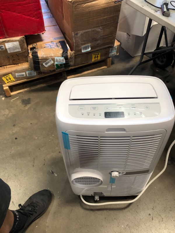 Photo 5 of LG 7,000 BTU (DOE) / 10,000 BTU (ASHRAE) Portable Air Conditioner, Cools 300 Sq.Ft. (12' x 25' room size), Quiet Operation, LCD Remote, Window Installation Kit Included, 115V