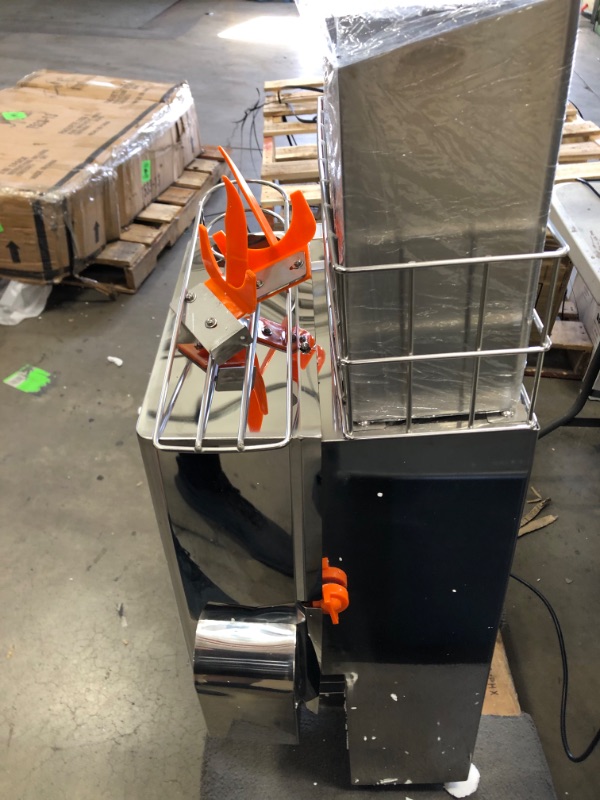 Photo 2 of PARTS ONLY NON REFUNDABLE DID NOT POWER ON 
VBENLEM Commercial Juicer Machine, 110V Juice Extractor, 120W Orange Squeezer for 22-30 per Minute, Electric Orange Juice Machine with Pull-Out Filter Box SUS 304 Tank Stainless Cover and Two Buckets