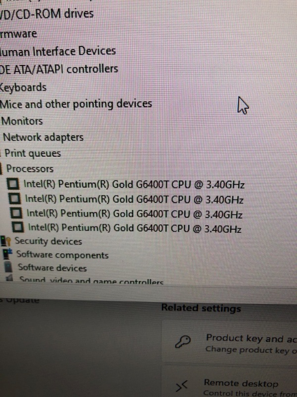 Photo 6 of Lenovo IdeaCentre 3 22IMB05 F0EV008FUS All-in-One Computer - Intel Pentium Gold G6400T Dual-core (2 Core) 3.40 GHz - 4 GB RAM DDR4 SDRAM - 1 TB HDD - 21.5" Full HD 1920 x 1080 - Desktop