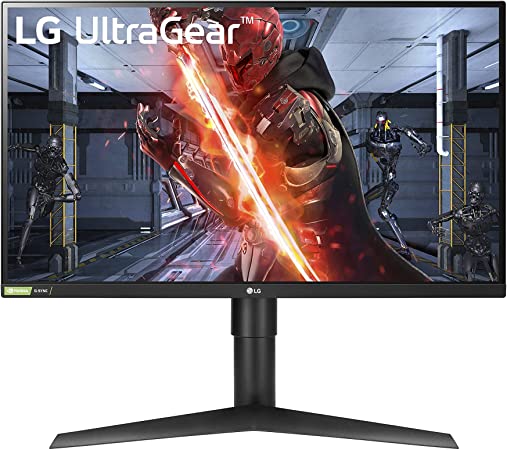 Photo 1 of LG 27GL83A-B 27 Inch Ultragear QHD IPS 1ms NVIDIA G-SYNC Compatible Gaming Monitor, Black