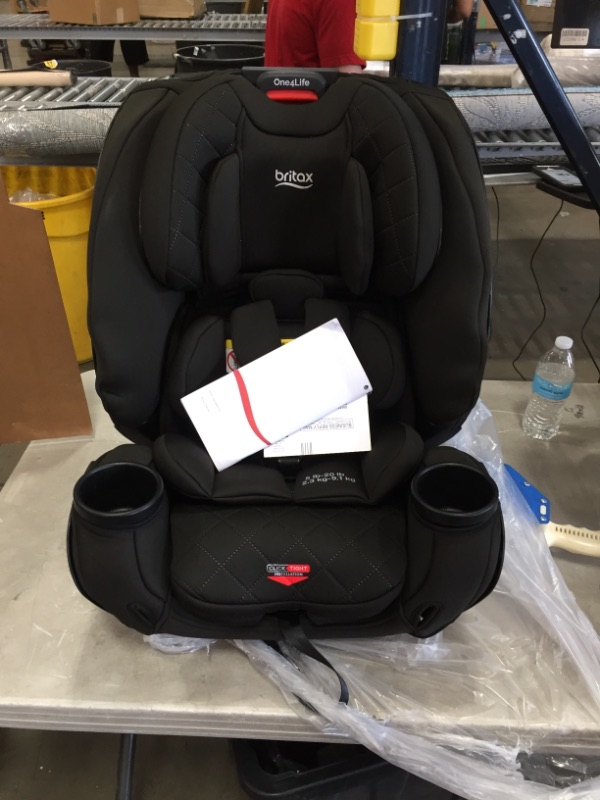 Photo 3 of Britax One4Life ClickTight All-in-One Car Seat, Black Diamond
