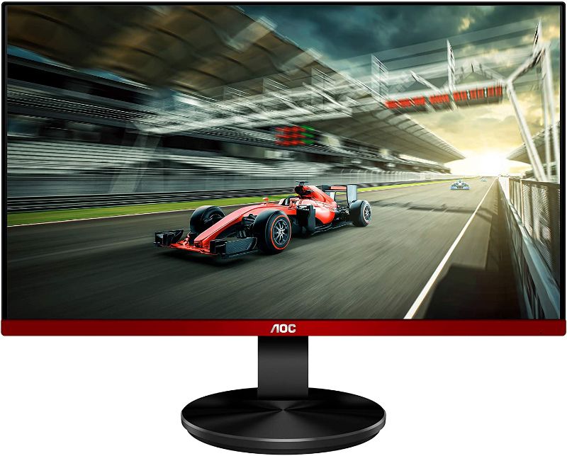 Photo 1 of AOC G2490VX 24" Class Frameless Gaming Monitor, FHD 1920x1080, 1ms 144Hz, FreeSync Premium, 126% sRGB / 93% DCI-P3, 3Yr Re-Spawned Zero Dead Pixels, Black
