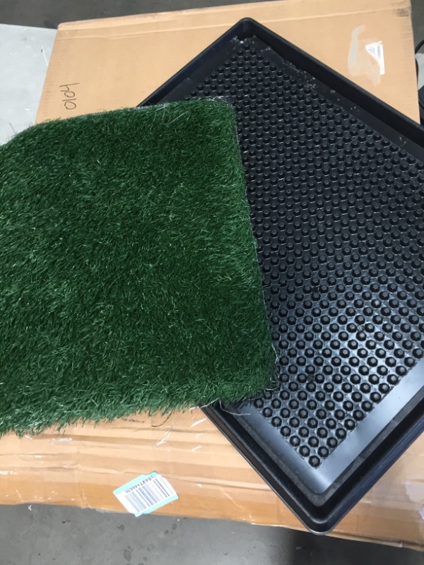 Photo 2 of **Minor Damage** Grass Pee Pad for Dogs, Artificial Pet Grass Pee Pad for Dogs and Small Pets, 20 x 25 inches
