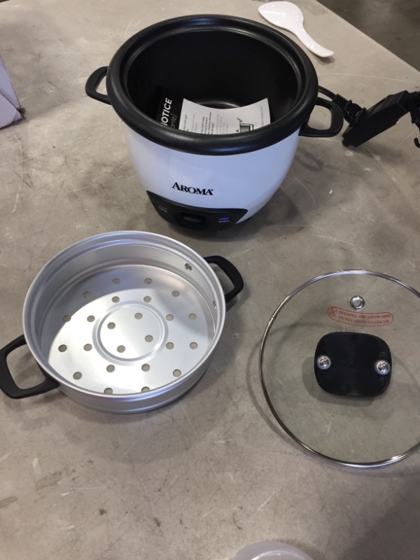 Photo 2 of Aroma Arc-743-1NG 6-Cup Pot Style Rice Cooker
