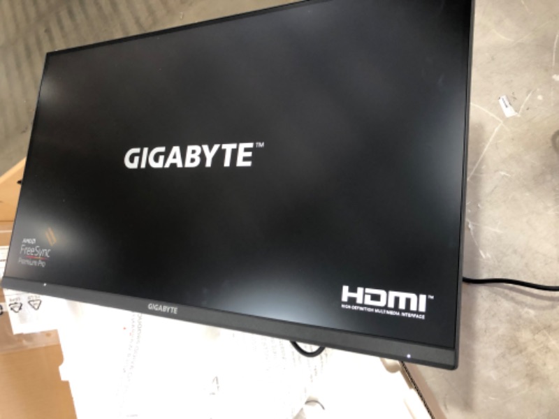 Photo 6 of GIGABYTE M32U 32" 144Hz 4K FreeSync Compatible Gaming Monitor, SS IPS, 3840x2160 Display, 1ms Response Time (MPRT), 1x Display Port 1.4, 2x HDMI 2.1, 3x USB 3.0, 1x USB Type C
