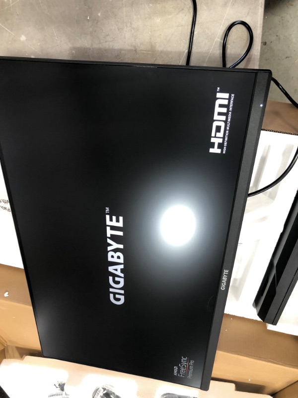 Photo 6 of GIGABYTE M32U 32" 144Hz 4K FreeSync Compatible Gaming Monitor, SS IPS, 3840x2160 Display, 1ms Response Time (MPRT), 1x Display Port 1.4, 2x HDMI 2.1, 3x USB 3.0, 1x USB Type C
