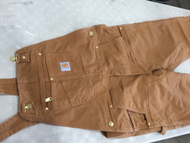 Photo 5 of Carhartt Men's 102776 Duck Bib Overalls - Unlined-Size: 34W x 30L

