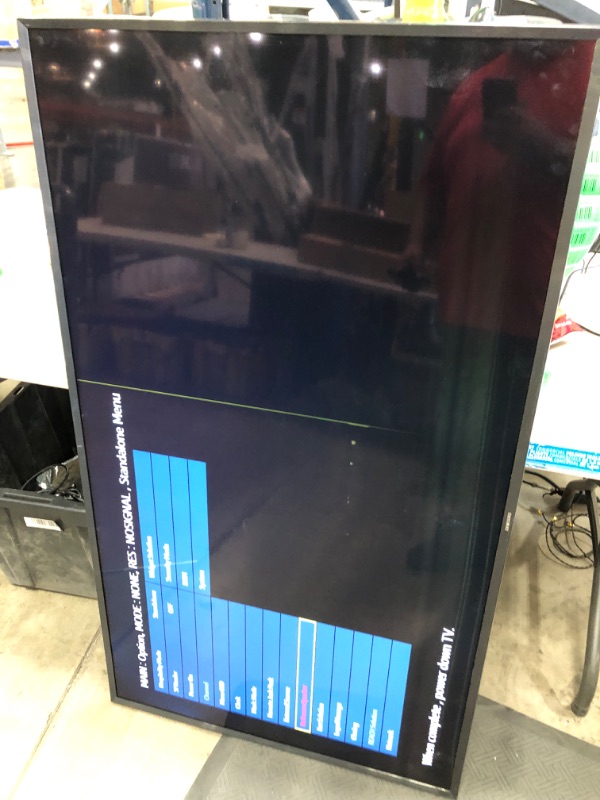 Photo 2 of ***PARTS ONLY*** Samsung 890U Series 55"-Class 4K Smart Hospitality LED TV NO REMOTE OR FEET TV HAS LINE ON SCREEN