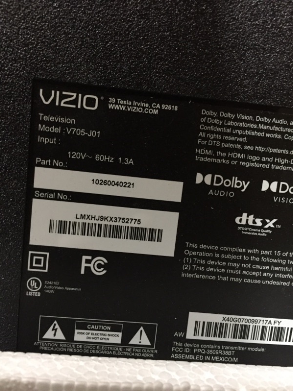 Photo 2 of Vizio V-Series 70" Class 4K HDR Smart TV - V705-j03