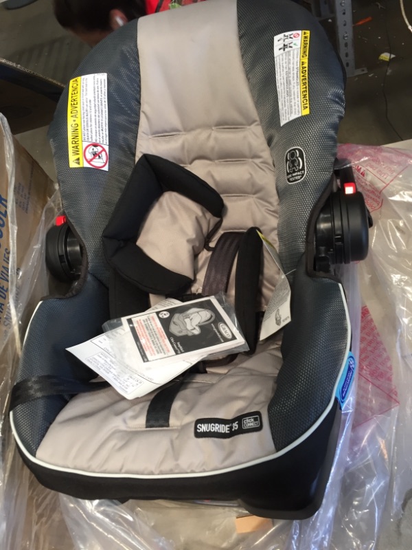 Photo 2 of Graco FastAction Fold Jogger Travel System | Includes the FastAction Fold Jogging Stroller and SnugRide 35 Infant Car Seat, Gotham