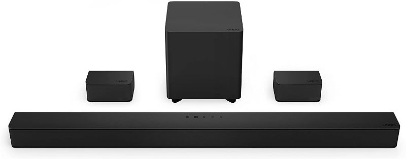 Photo 1 of VIZIO V-Series 5.1 Home Theater Sound Bar with Dolby Audio, Bluetooth, Wireless Subwoofer, Voice Assistant Compatible, Includes Remote Control - V51x-J6
