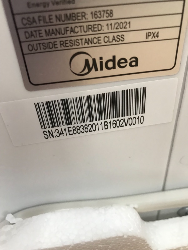 Photo 8 of Midea 8,000 BTU U-Shaped Smart Inverter Window Air Conditioner–Cools up to 350 Sq. Ft., Ultra Quiet with Open Window Flexibility, Works with Alexa/Google Assistant, 35% Energy Savings, Remote Control
