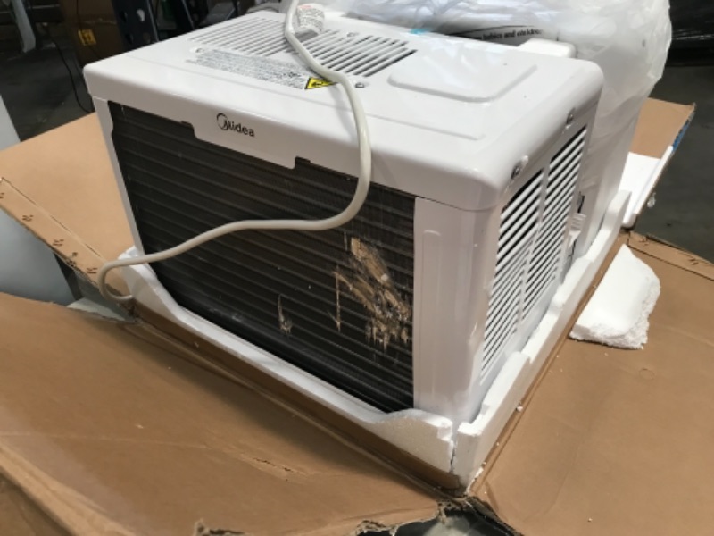 Photo 3 of Midea 8,000 BTU U-Shaped Smart Inverter Window Air Conditioner–Cools up to 350 Sq. Ft., Ultra Quiet with Open Window Flexibility, Works with Alexa/Google Assistant, 35% Energy Savings, Remote Control
