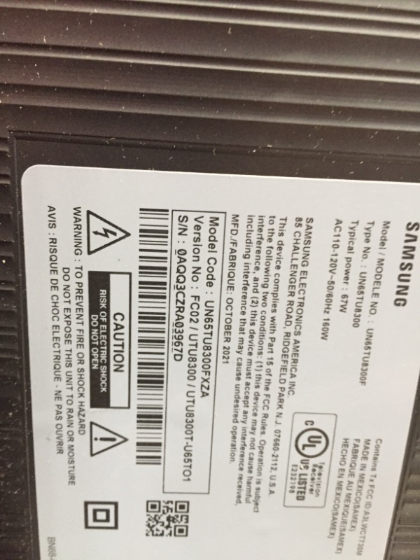 Photo 5 of SAMSUNG 65-inch Class Curved UHD TU-8300 Series - 4K UHD HDR Smart TV with Alexa Built-in (2020 Model) & Samsung | HW-A650 | 3.1ch | Soundbar | w/Dolby 5.1 / DTS Virtual:X | 2021
