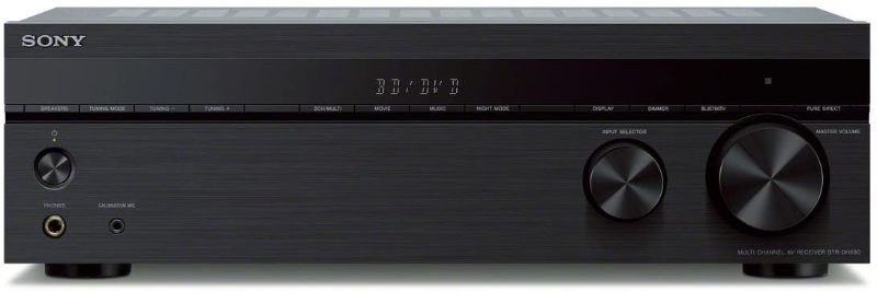 Photo 1 of Sony STRDH590 5.2 Channel Surround Sound Home Theater Receiver: 4K HDR AV Receiver with Bluetooth,Black
