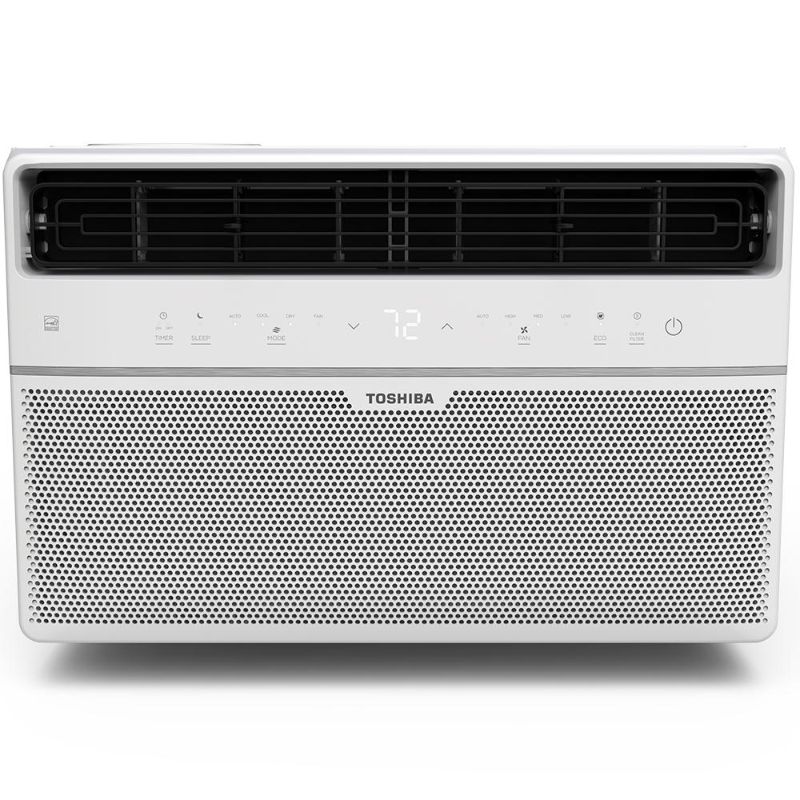 Photo 1 of (NON FUNCTIONAL EXHAUST/FAN; BROKEN OFF FRONT PLATE; DENTED)
Toshiba 6,000 BTU 115-Volt Window Air Conditioner with Remote in White
