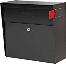 Photo 1 of (BENT CORNERS)
Mail Boss 7162 Metro, Black High Capacity Wall Mounted Locking Security Mailbox,Medium