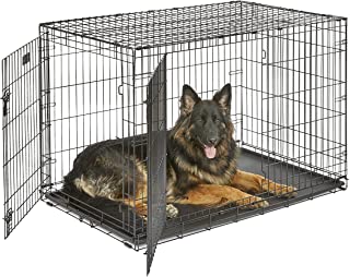 Photo 1 of (CRACKED/BROKEN OFF PLASTIC)
MidWest Homes for Pets Newly Enhanced Single & Double Door iCrate Dog Crate, 48"
