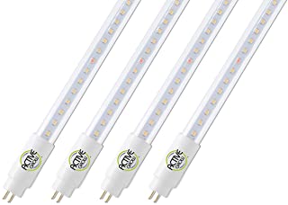 Photo 1 of Active Grow T5 High Output 4FT LED Grow Light Bulb - Plant Grow Lights for Indoor Plants, Seed Starting & Compact Plant Growth - 24W - Sun White Pro Full Spectrum - Direct Replacement - 4-Pack
