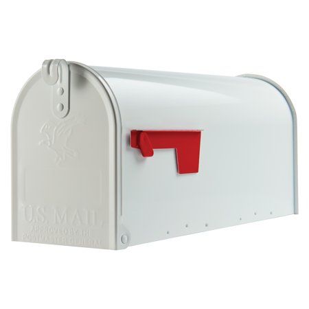 Photo 1 of (DENTED CORNER)
Gibraltar Mailboxes Elite Medium Steel Post Mount Mailbox White E1100W00
