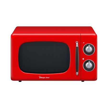 Photo 1 of (DENTED)
Magic Chef RA50849 0.7 Cu. Ft. 700W Retro Microwave; Red
