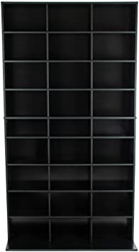 Photo 1 of Atlantic Elite XL Media Storage Tower Cabinet – Organize/Display Prized Optical Media, Video Games, Collectables & Memorabilia Collections, PN 38408117 in Black