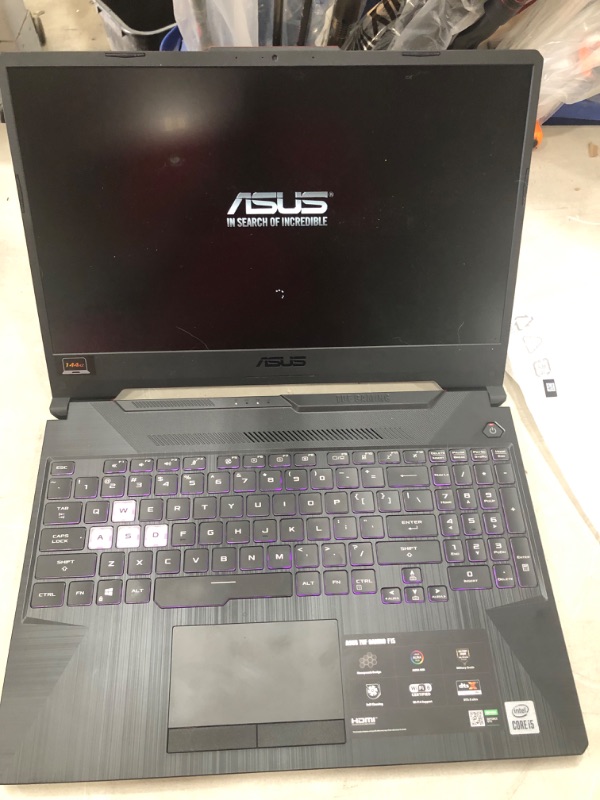 Photo 6 of ASUS TUF Gaming F15 Gaming Laptop, 15.6” 144Hz FHD IPS-Type Display, Intel Core i5-10300H Processor, GeForce GTX 1650, 8GB DDR4 RAM, 512GB PCIe SSD, Wi-Fi 6, Windows 11 Home, FX506LH-AS51
