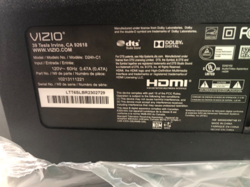 Photo 1 of ViewSonic 32 Inch 1080p Widescreen IPS Monitor with Ultra-Thin Bezels, Screen Split Capability HDMI and DisplayPort (VX3276-MHD)
