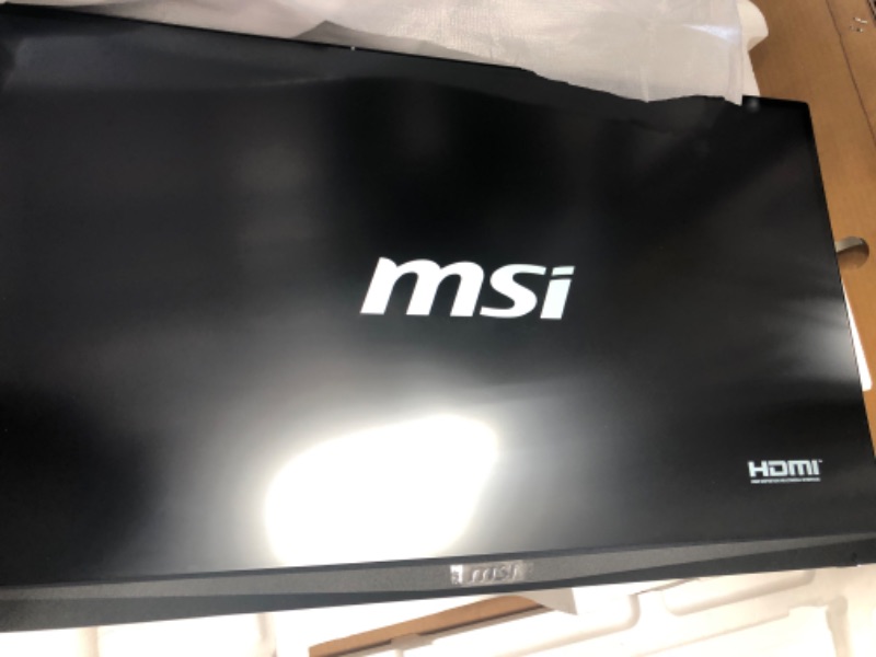 Photo 1 of MSI Optix G273QF 16:9 Aspect Ratio Anti-Glare Super Narrow Bezel 1ms 2560 x 1440 (QHD) 165Hz Refresh Rate Tilt Adjustment Nvidia G-Sync Compatible 27" Rapid IPS Gaming Monitor
** MISSING USB, USB Type C, DisplayPort***
