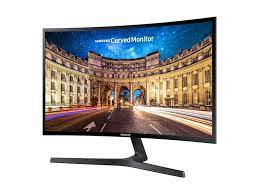 Photo 1 of SAMSUNG 23.5” CF396 Curved Computer Monitor, AMD FreeSync for Advanced Gaming, 4ms Response Time, Wide Viewing Angle, Ultra Slim Design, LC24F396FHNXZA, Black
*CRACK ON FRAME***