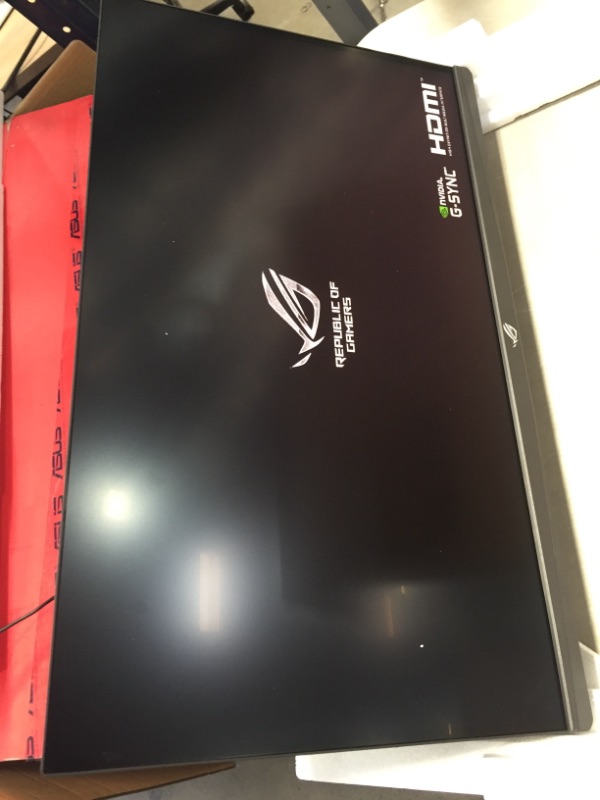 Photo 2 of ASUS ROG Strix 27” 2K HDR Gaming Monitor (XG27AQM) - WQHD (2560 x 1440), Fast IPS, 270Hz, 0.5ms, Extreme Low Motion Blur Sync, G-SYNC, HDR 400, Eye Care, DisplayPort, HDMI, USB 3.0
