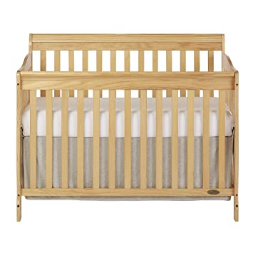 Photo 1 of Dream On Me Ashton 5-in-1 Convertible Crib in Natural, Greenguard Gold Certified, 50x36x44 Inch (Pack of 1)