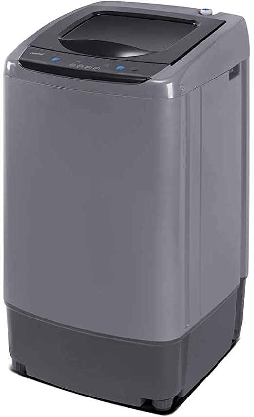 Photo 1 of COMFEE' Portable Washing Machine, 0.9 cu.ft Compact Washer With LED Display, 5 Wash Cycles, 2 Built-in Rollers, Space Saving Full-Automatic Washer, Ideal Laundry for RV, Dorm, Apartment, Magnetic Gray