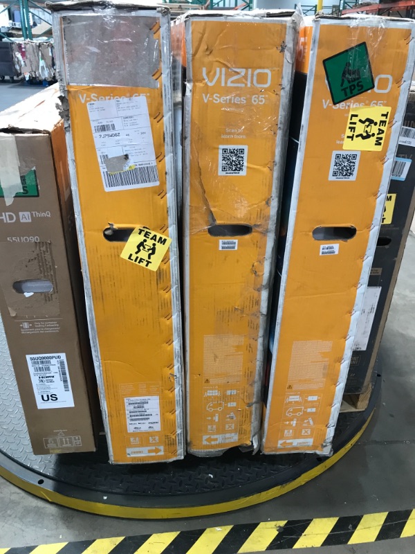 Photo 1 of MIXED PALLET OF DAMAGED TVS**NO REFUNDS