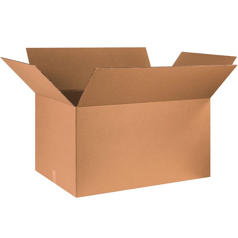 Photo 1 of **MINOR BENDS FROM SHIPPING** Boxes Fast BF362420 Cardboard Boxes, 36" x 24" x 20", Single Wall Corrugated, for Packing, Shipping, Moving and Storage, Kraft (Pack of 5)
