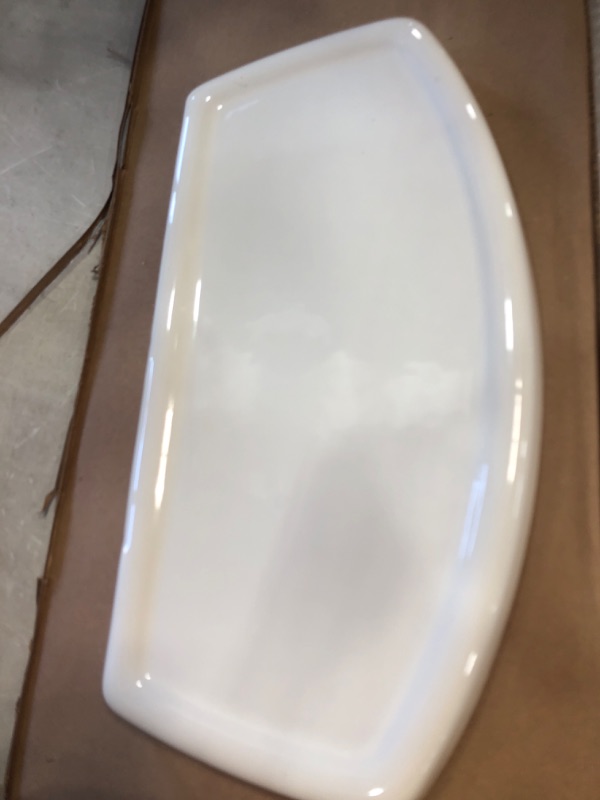 Photo 2 of American Standard 735121-400 Toilet Tank Lid/Cover for Tank Model 4021.016 Linen Accessory Tank Lid
