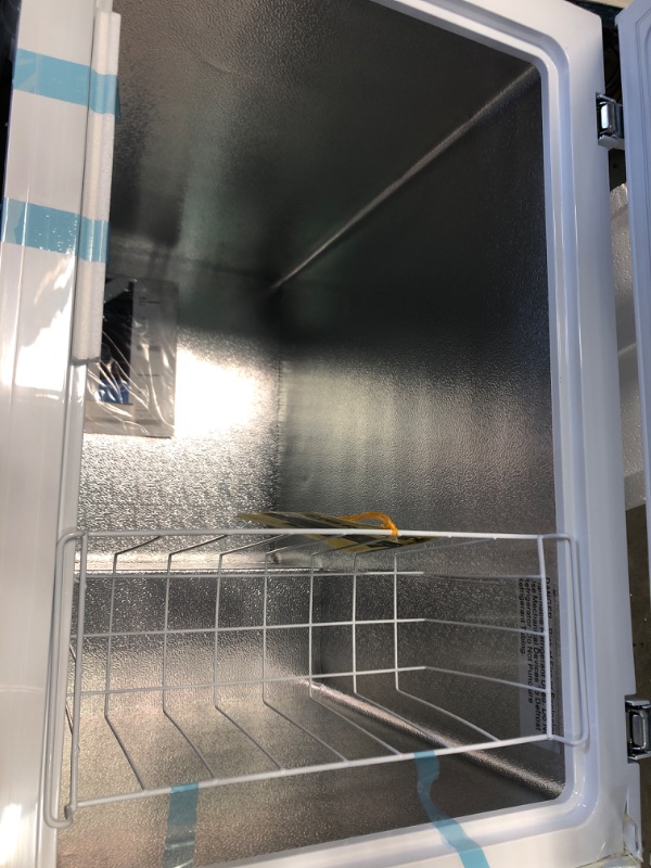 Photo 1 of **DAMAGED* Midea MRC070S0AWW Chest Freezer, 7.0 Cubic Feet, White
