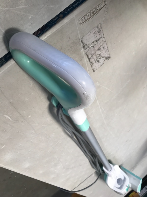 Photo 2 of **MISSING TANK AND MOP HEAD** Shark S1000 Steam Mop, White/Seafoam
