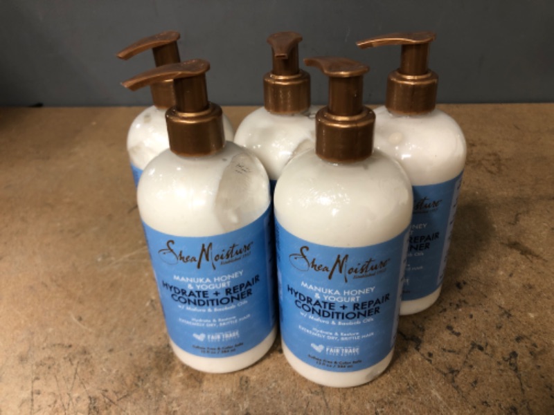 Photo 2 of SheaMoisture Hydrate & Repair Conditioner, Manuka Honey and Yogurt - 13.0 Oz (5-Pack)
