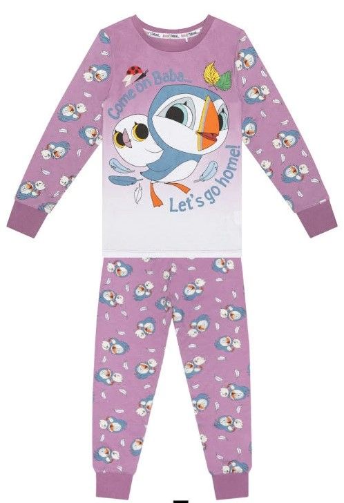 Photo 1 of Cartoon Saloon Puffin Rock Oona & Baba Pink Nighty for Kids
