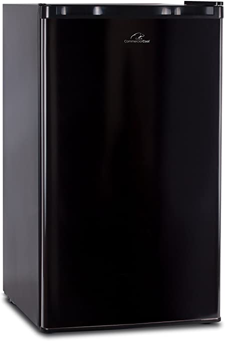 Photo 1 of PARTS ONLY FREEZER ONLY GETTING COLD 
Commercial Cool CCR32B Compact Single Door Refrigerator and Freezer, 3.2 Cu. Ft. Mini Fridge, Black