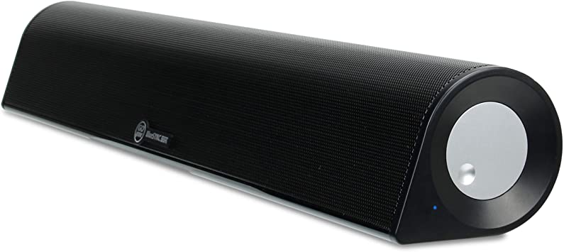 Photo 1 of GOgroove BlueSYNC BBR Stereo PC Computer Speaker Sound Bar - Bluetooth Desktop Sound Bar - USB Powered, Rechargeable, Wired AUX 3.5mm Input or Wireless Streaming, 18in Compact Size for Desks and More