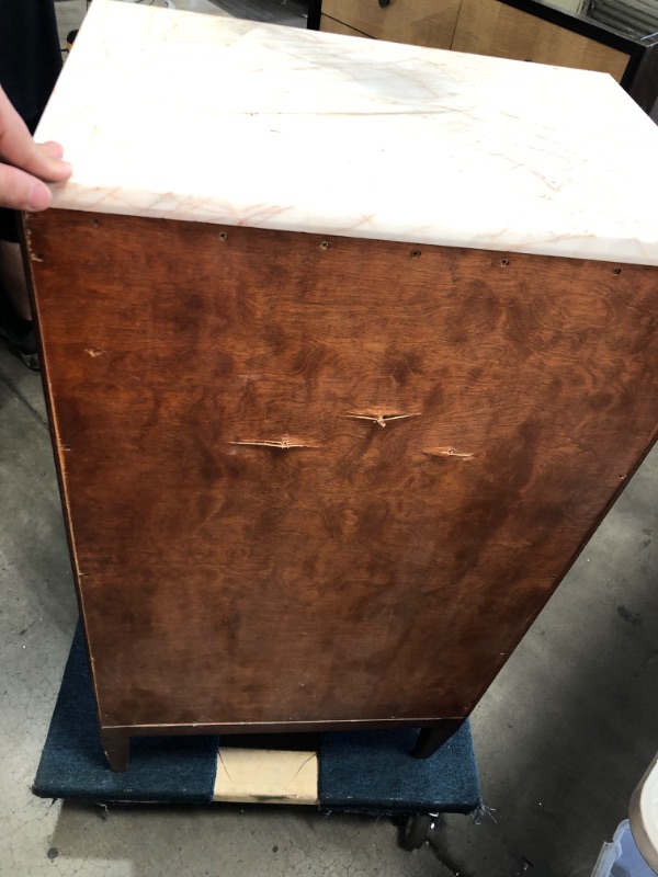 Photo 1 of 5 drawer dresser 16" L 24" W 45.5"H 