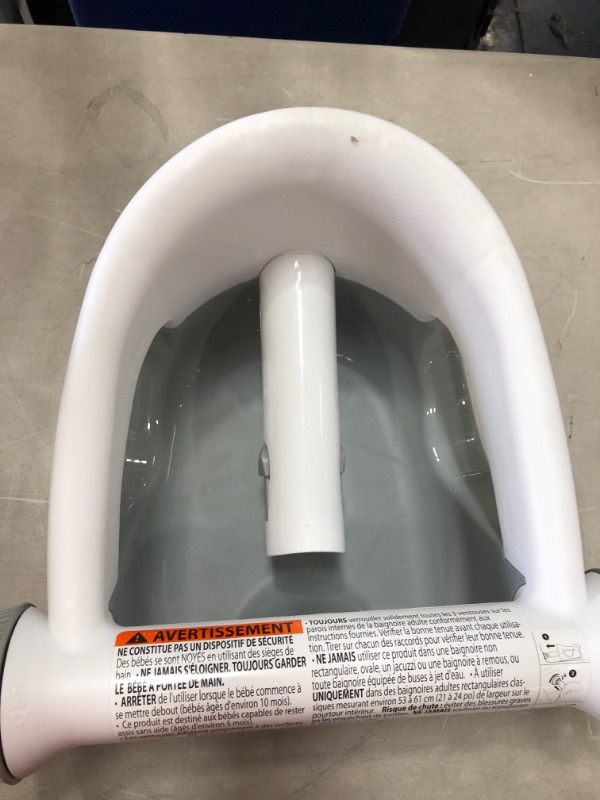 Photo 3 of Summer My Bath Seat (Gray) – Baby Bathtub Seat for Sit-Up Bathing, Provides Backrest Support and Suction Cups for Stability – This Baby Bathtub is Easy to Set-Up, Remove, and Store