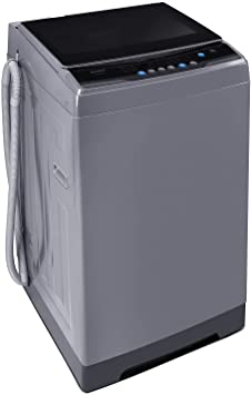 Photo 1 of COMFEE’ 1.6 Cu.ft Portable Washing Machine, 11lbs Capacity Fully Automatic Compact Washer with Wheels, 6 Wash Programs Laundry Washer with Drain Pump, Ideal for Apartments, RV, Camping, Magnetic Gray