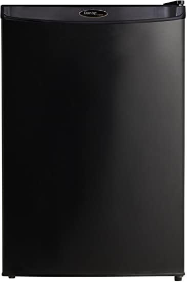 Photo 1 of Danby Designer DAR044A4BDD-6 4.4 Cu.Ft. Mini Fridge, Compact Refrigerator for Bedroom, Living Room, Bar, Dorm, Kitchen, Office, E-Star in Black