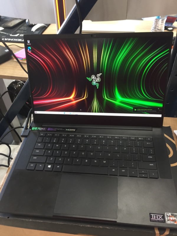 Photo 2 of Razer Blade 14 Gaming Laptop: AMD Ryzen 9 5900HX 8 Core, NVIDIA GeForce RTX 3080, 14" QHD 165Hz, 16GB RAM, 1TB SSD - CNC Aluminum - Chroma RGB - THX Spatial Audio - Vapor Chamber Cooling